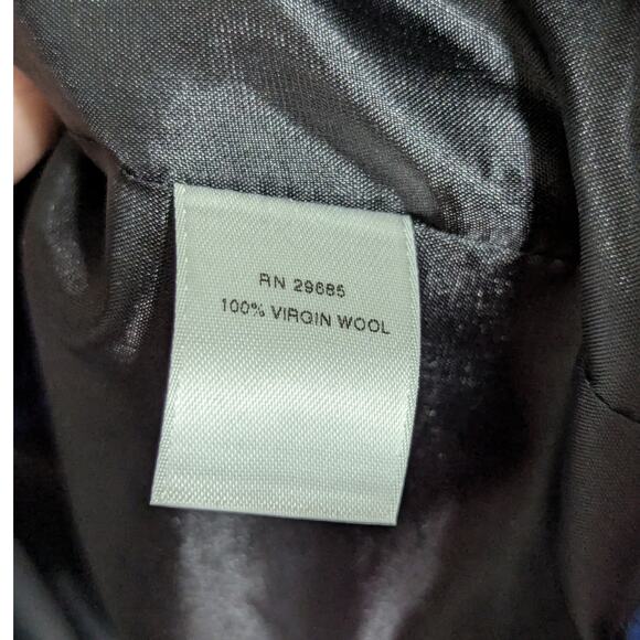 Pendleton Virgin Wool Blazer Jacket Diamond Print Womens 16 Vintage Royal Blue - Picture 5 of 6